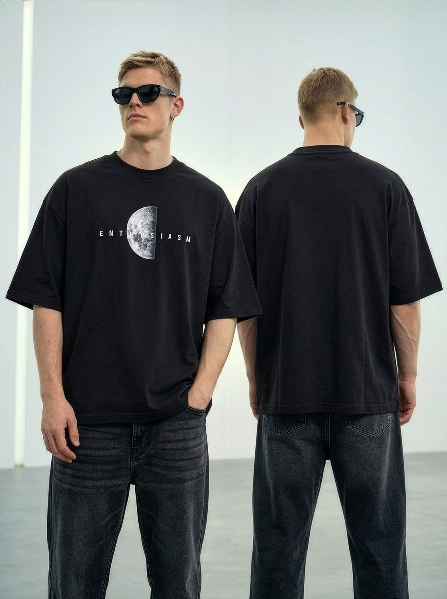 Moon Erkek T-Shirt