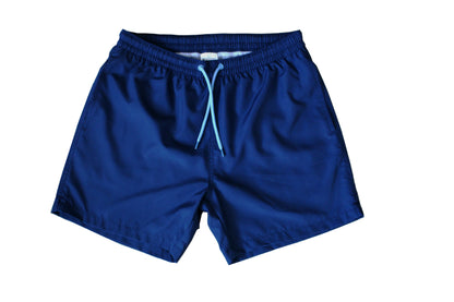 Wild Wood "Pacific Blue" Klasik Düz Hızlı Kuruyan Erkek Deniz Şortu