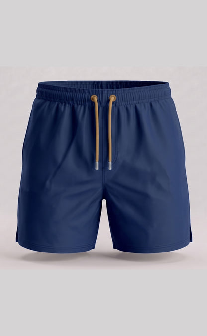 Wild Wood "Pacific Blue" Klasik Düz Hızlı Kuruyan Erkek Deniz Şortu